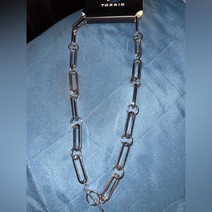 Torrid Chunky Silver Link Necklace